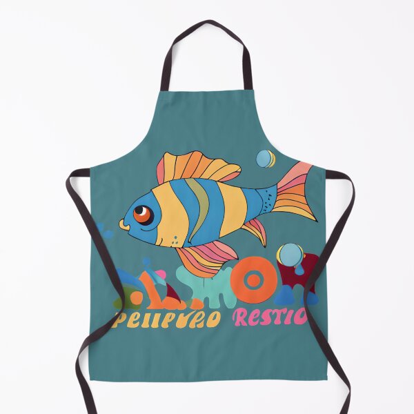 Item preview, Psychedelic Retro Fish Gibberish designed and sold by Chubuter.