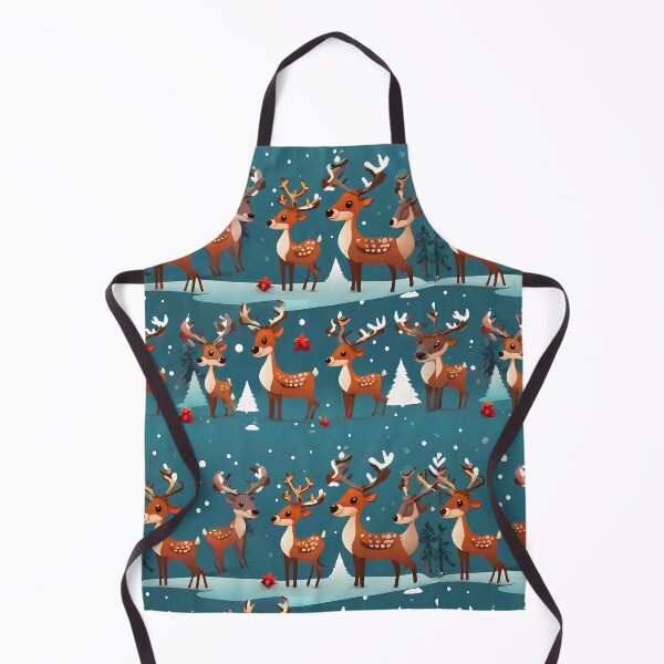 Item preview, "Joyful Reindeer Wonderland: A Vectorized Christmas Delight" designed and sold by Zivoo.