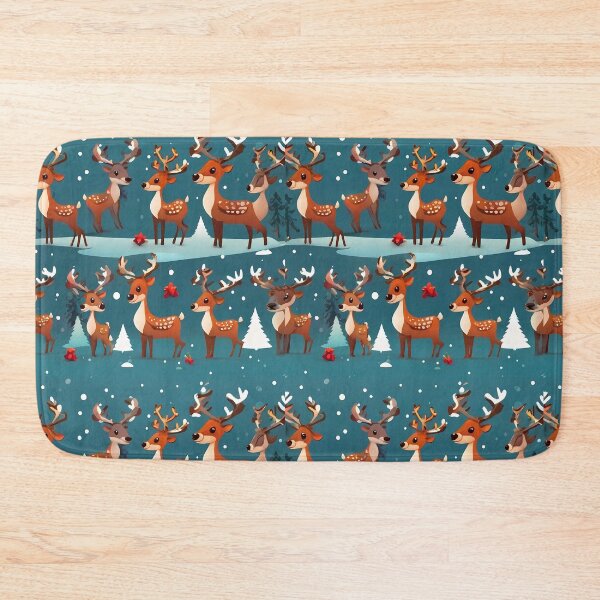 Item preview, "Joyful Reindeer Wonderland: A Vectorized Christmas Delight" designed and sold by Zivoo.