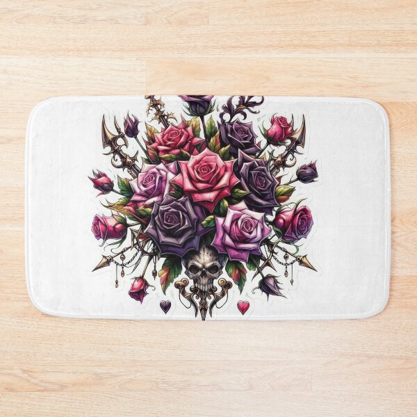 Item preview, Gothic Bouquet Roses valentines day goth Sticker designed and sold by Expressions-Sel.
