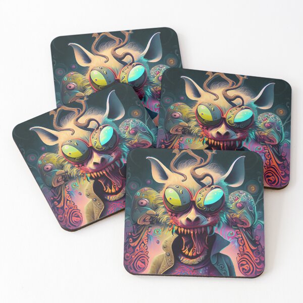 Item preview, psychadellic alien thing designed and sold by ffcstore.