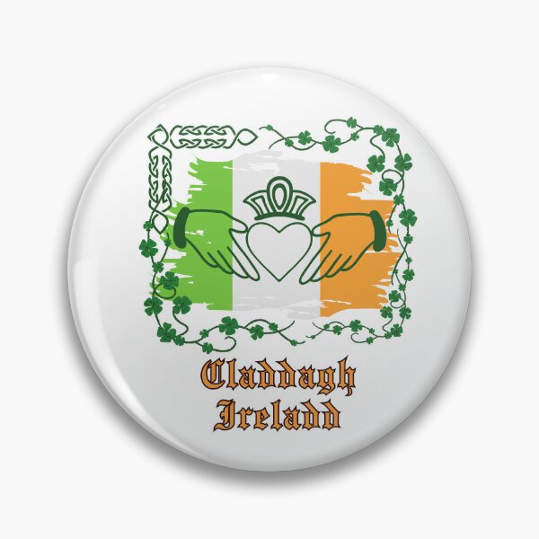 Item preview, Claddagh ring Ireland gifts with flag of Ireland. designed and sold by MCanderart.