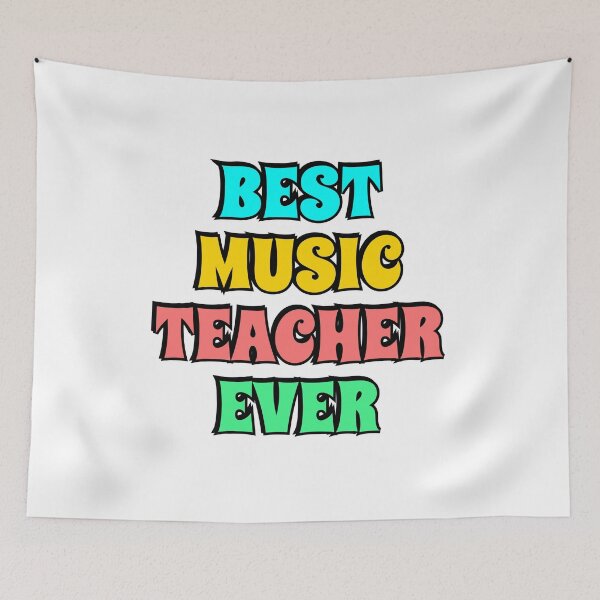 Item preview, Best music teacher ever - music educator designed and sold by Inspirationmotivation.