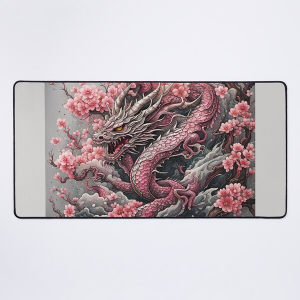 Item preview, Dragon of the Cherry Blossoms designed and sold by DreamOfMorpheus.