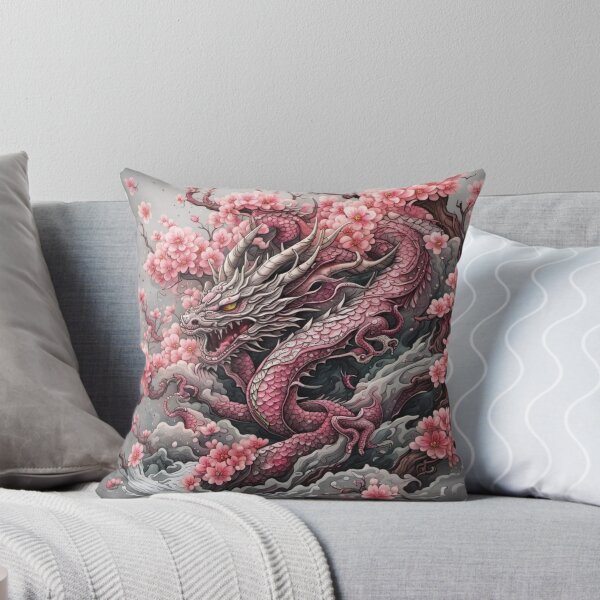 Item preview, Dragon of the Cherry Blossoms designed and sold by DreamOfMorpheus.