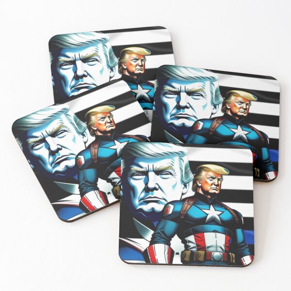 Item preview, Captain Trump Blue Line Flag #3 Make America Great Again designed and sold by CaptainTrump.