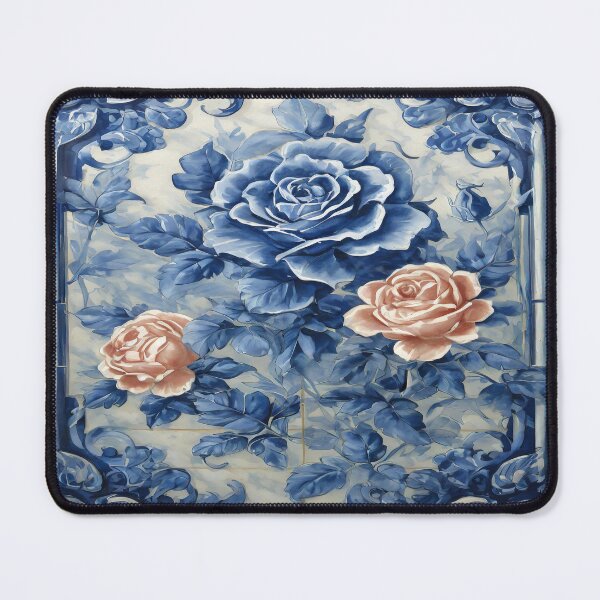 Item preview, Delft Blue Style Roses designed and sold by DutchView22.
