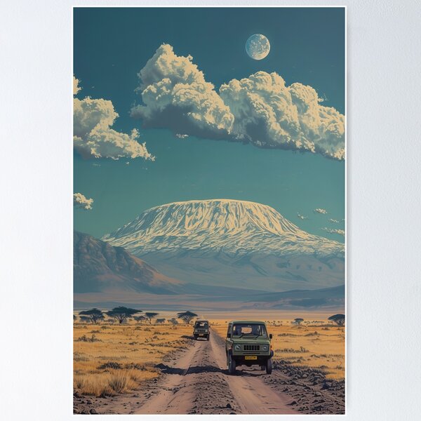Item preview, Moonlit Kilimanjaro Safari designed and sold by EtherealEchoes.