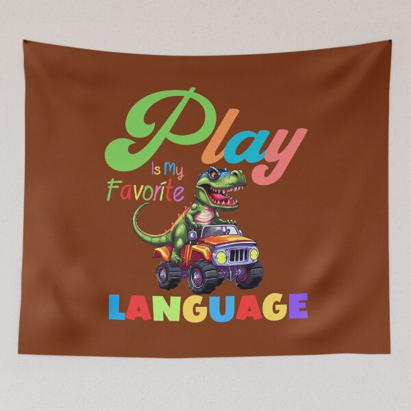 Item preview,  Play Is My Favorite Language designed and sold by box-artshop.