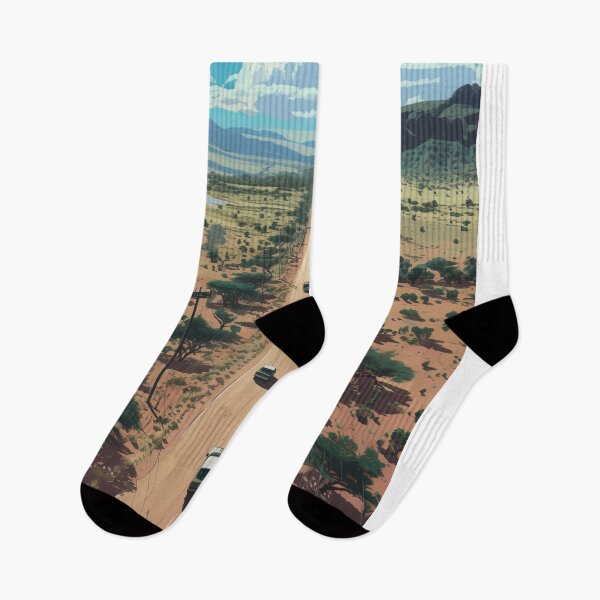 Item preview, Endless Road Through the Savannah designed and sold by EtherealEchoes.