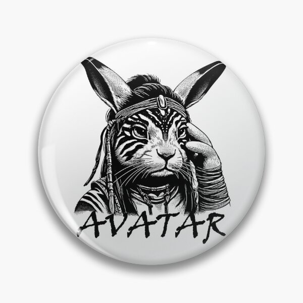 Item preview, Copy of Graphics with a rabbit in an Avatar costume from the movie "Avatar". designed and sold by PsychoBunnyShop.