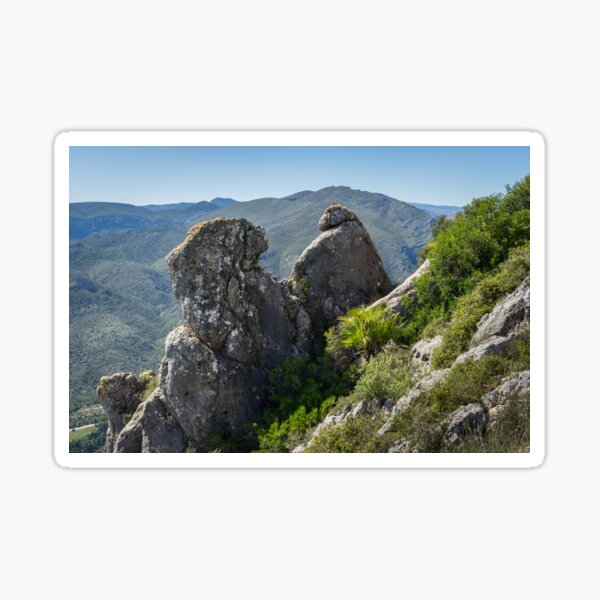 Item preview, Rock formation and Mediterranean mountain landscape designed and sold by Adriana  Mueller.