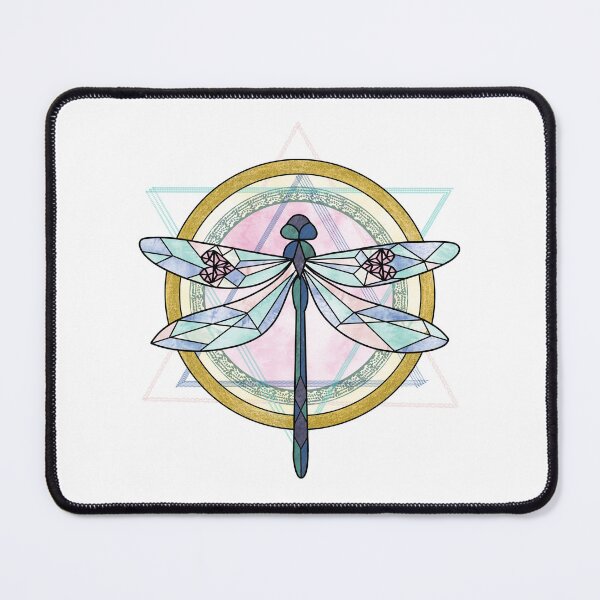 Item preview, Geo Dragonfly Love designed and sold by AdriaCaps Art & Design.