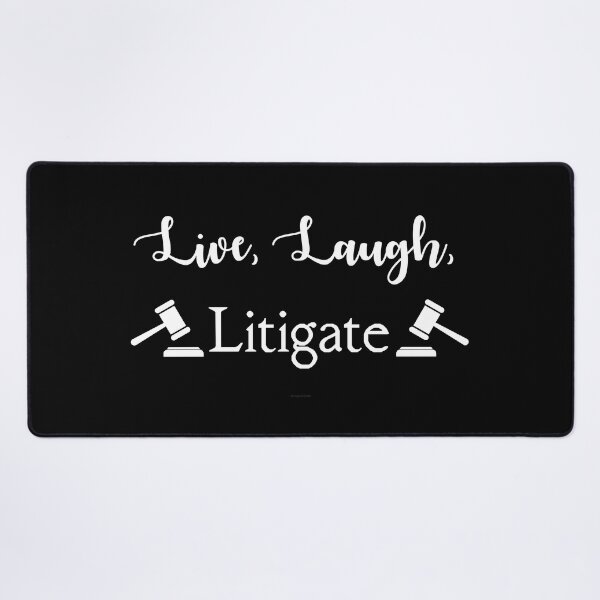 Item preview, Live, Laugh, Litigate Gavel designed and sold by Logo-A-GoGo.