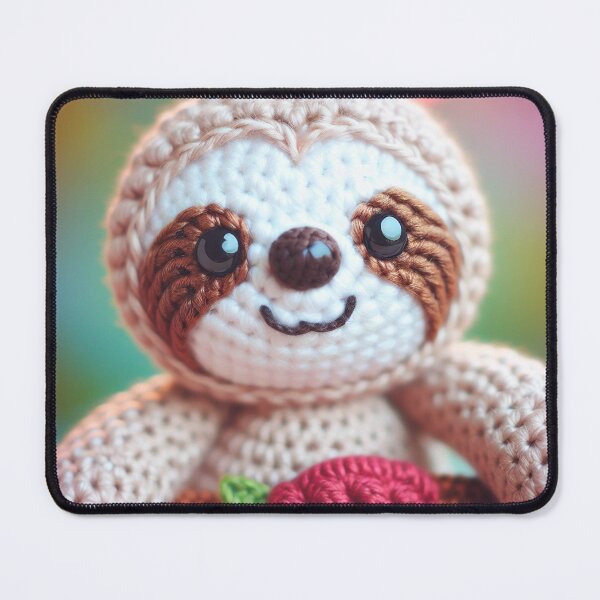 Artikel-Vorschau von Süßes Faultier Amigurumi Gehäkeltes Stofftier, designt und verkauft von darkskydelights.