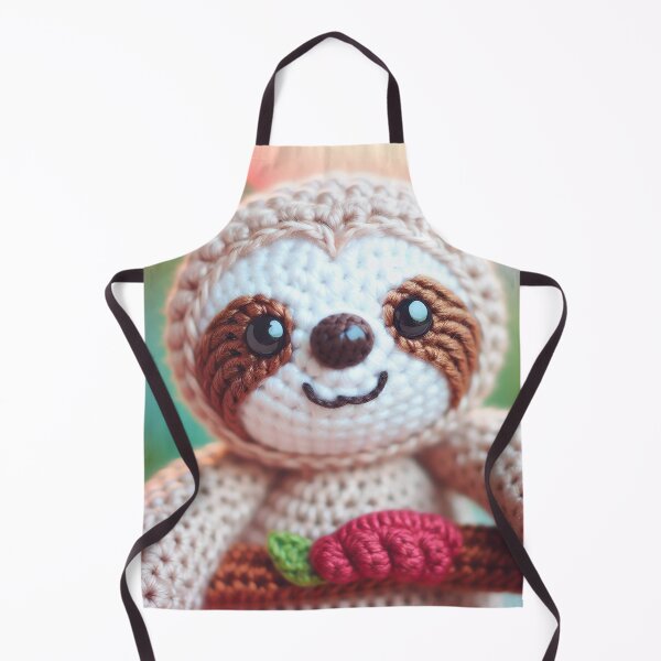 Item preview, Cute Sloth Amigurumi Crochet Stuffed Animal designed and sold by darkskydelights.