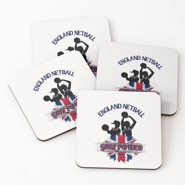 Item preview, Netball Girl Power United Kingdom Great Britain England designed and sold by Inayvision.
