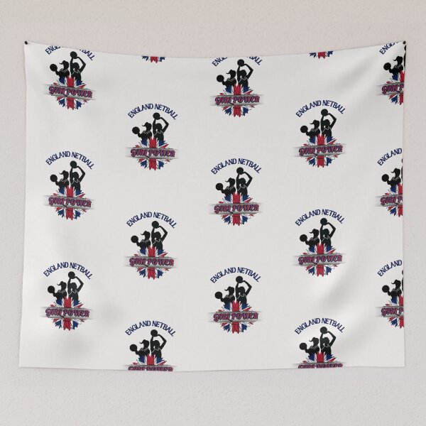 Item preview, Netball Girl Power United Kingdom Great Britain England designed and sold by Inayvision.