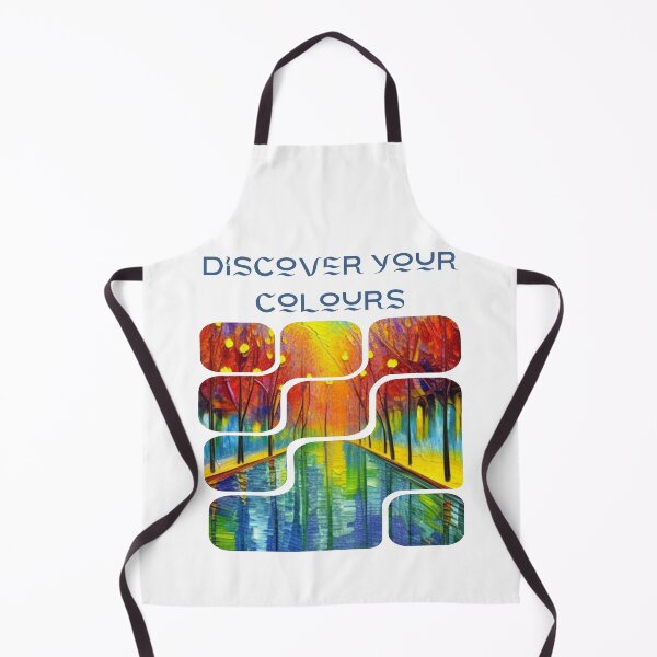 Item preview, Fantasy painted river and trees, Discover your colours, abstract artpiece, designed and sold by Coolparrotgirl.