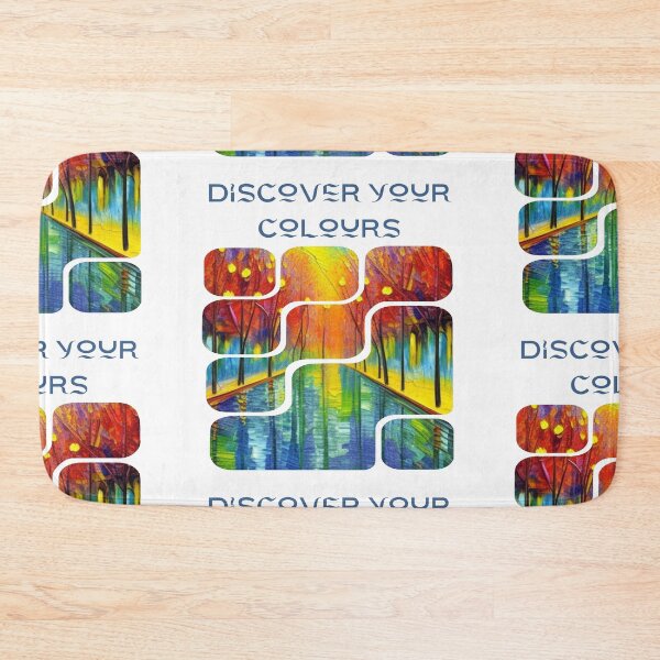 Item preview, Fantasy painted river and trees, Discover your colours, abstract artpiece,  designed and sold by Coolparrotgirl.