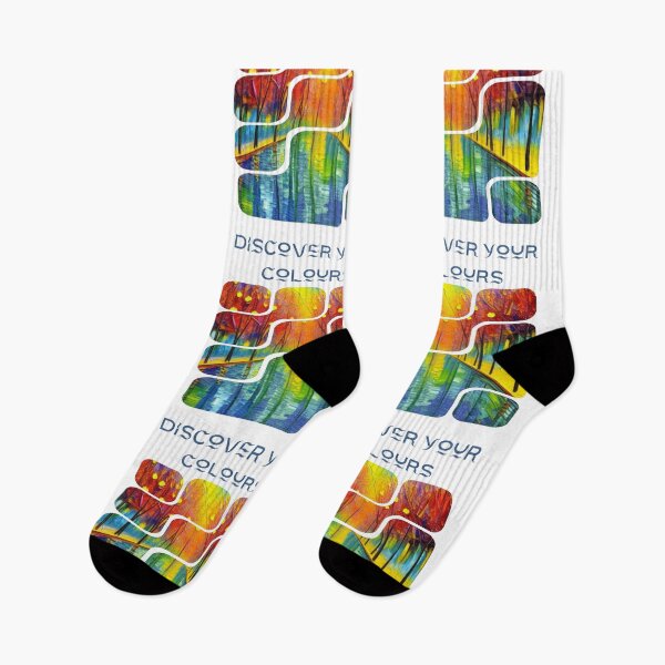 Item preview, Fantasy painted river and trees, Discover your colours, abstract artpiece,  designed and sold by Coolparrotgirl.