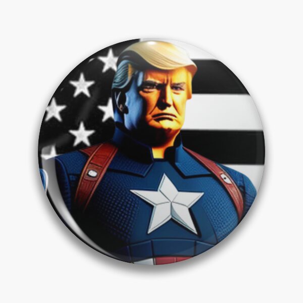 Item preview, Captain Trump Blue Line Flag #5 Make America Great Again designed and sold by CaptainTrump.