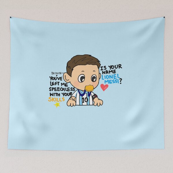 Item preview, Messi cute valentine  designed and sold by artistbarcagirl.