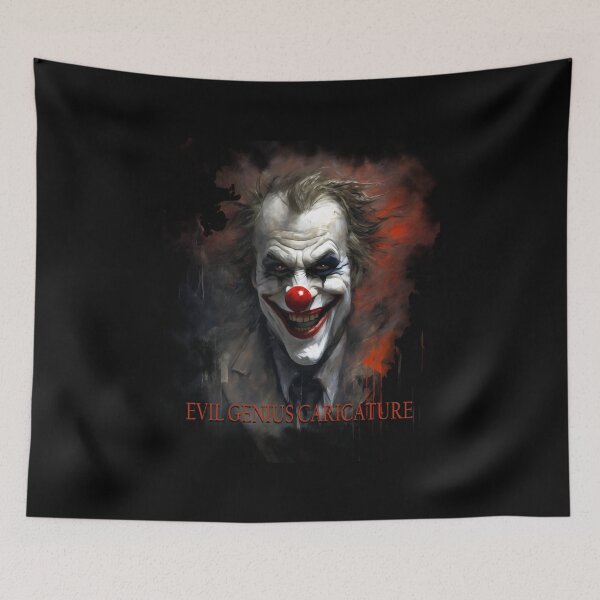 Item preview, Evil Genius Caricature,  DEVIL'S GENIUS, Schemer Knave, Rogue, Rascal designed and sold by CrisMor-Art.