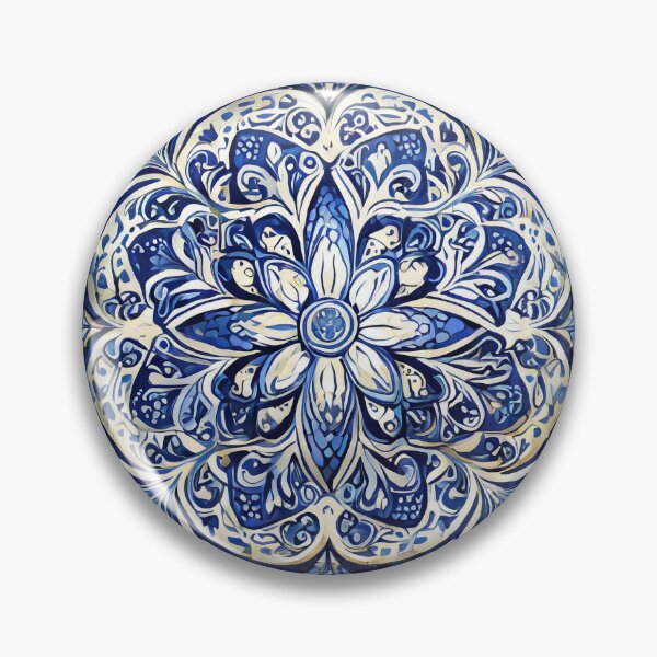 Item preview, Delft Blue Style Flower designed and sold by DutchView22.