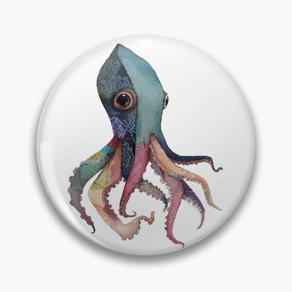 Item preview, Under the Sea, Squid, Octopus, Watercolour Art designed and sold by TotallySpiffing.
