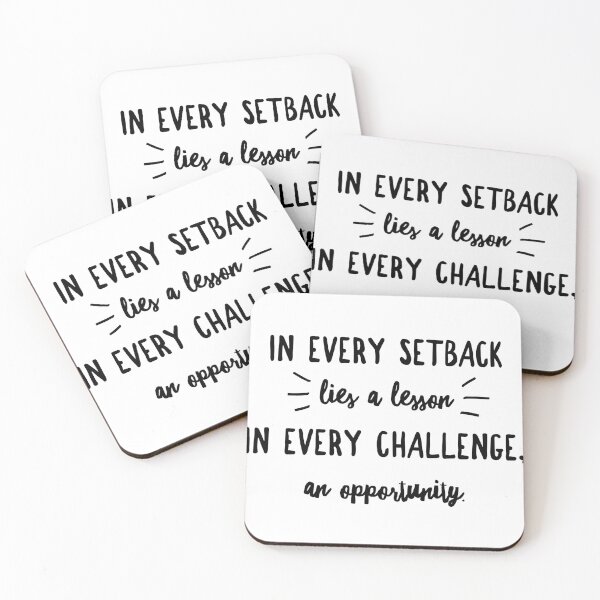 Item preview, Turning Setbacks into Success: Embrace Every Challenge - Motivational Quote designed and sold by Soaring Eagle.