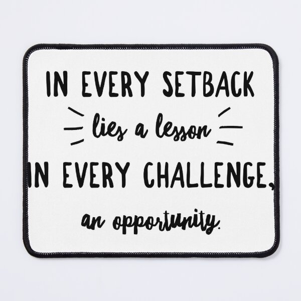 Item preview, Turning Setbacks into Success: Embrace Every Challenge - Motivational Quote designed and sold by Soaring Eagle.