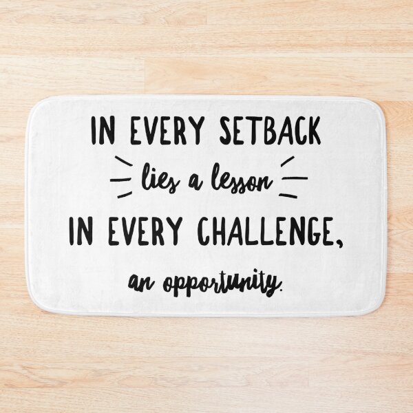 Item preview, Turning Setbacks into Success: Embrace Every Challenge - Motivational Quote designed and sold by Soaring Eagle.