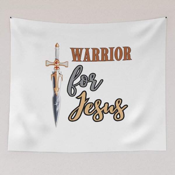 Item preview, Warrior for Jesus Brave Shirt for Kids designed and sold by FreedByJesus.