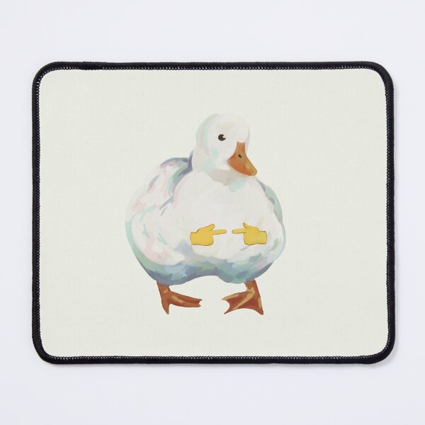 Item preview, Silly goose with two hands touching emoji meme designed and sold by Asutip.