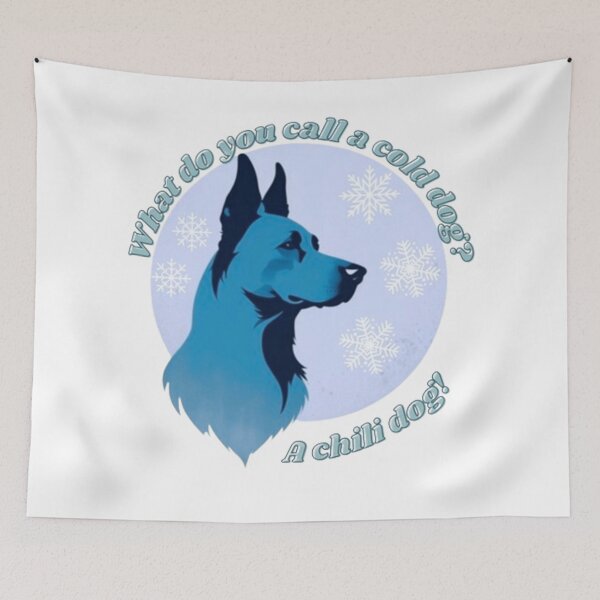 Item preview, What do you call a cold dog? A chill dog! designed and sold by Shtex.