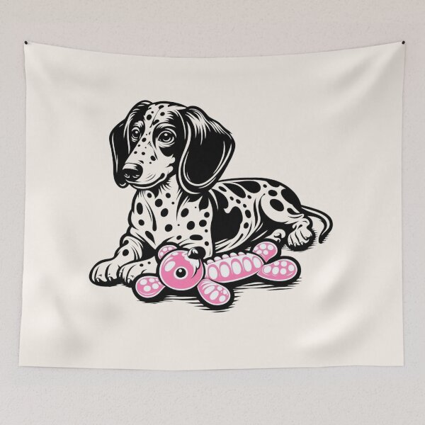 Item preview, DACHSHUND / TOY designed and sold by DESIGNMOL.
