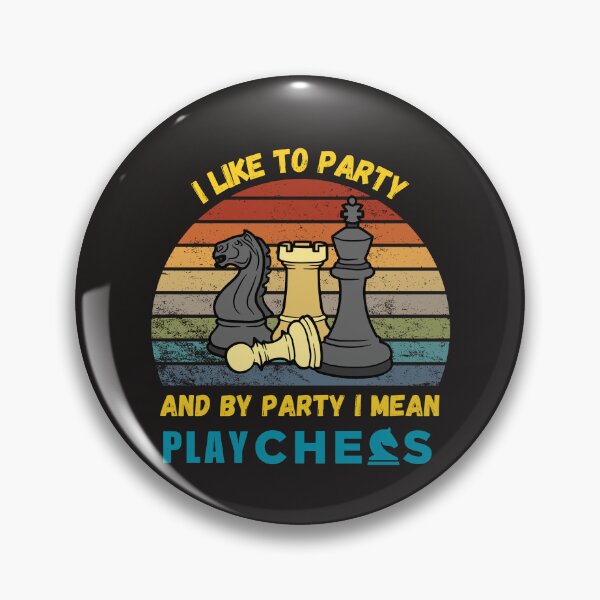 Item preview, I Like To Party And By Party I Mean Play Chess Essential t-shirt designed and sold by Qafilla  ⭐⭐⭐⭐⭐.