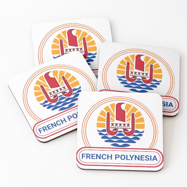 Item preview, French Polynesia Country Badge - French Polynesia Flag Outrigger Pacific Ocean designed and sold by chrisrivait.