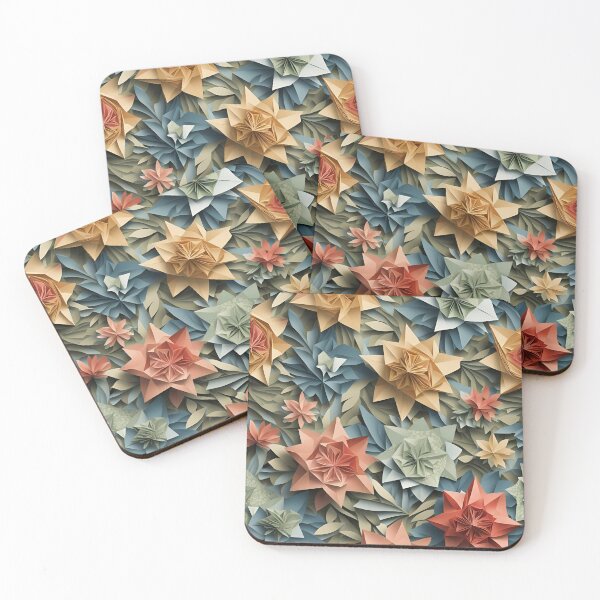 Item preview, Origami Art - Blossoms of Craft: A Floral Ode to the Arts and Crafts Movement designed and sold by ArtfulFolds.