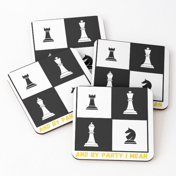 Item preview, I Like To Party And By Party I Mean Play Chess Essential t-shirt designed and sold by Qafilla  ⭐⭐⭐⭐⭐.