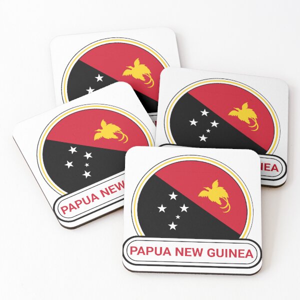 Item preview, Papua New Guinea Country Badge - Papua New Guinea Flag designed and sold by chrisrivait.