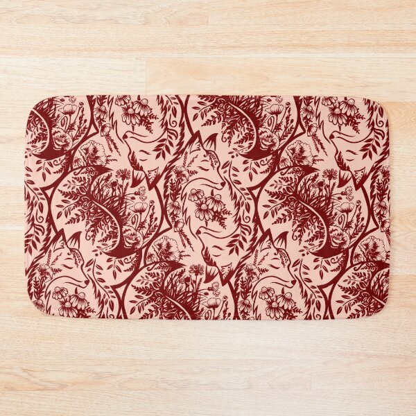 Item preview, Mandala style magical foxes with flowers, colorful seamless composition designed and sold by Drawmecute.