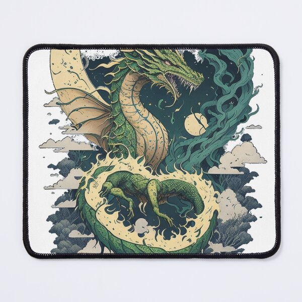 Item preview, Green Mountain Dragon designed and sold by TondoMeander.