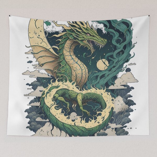 Item preview, Green Mountain Dragon designed and sold by TondoMeander.