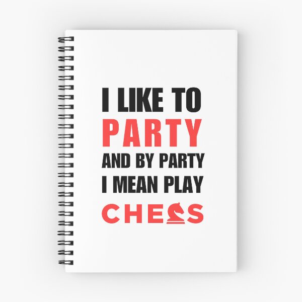 Item preview, I Like To Party And By Party I Mean Play Chess Essential T-shirt designed and sold by Qafilla  ⭐⭐⭐⭐⭐.