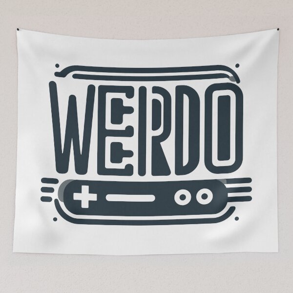 Item preview, Weirdo and Proud - Simple and Cute Typography Design designed and sold by diegomenjivar92.