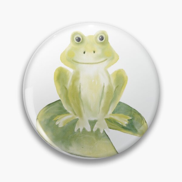Item preview, Smiling frog watercolour designed and sold by RSHarts.