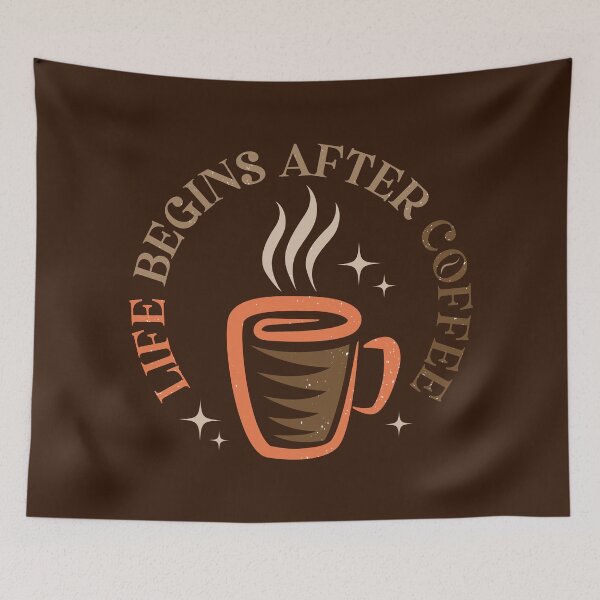 Item preview, Life begins after coffee designed and sold by SIR13.