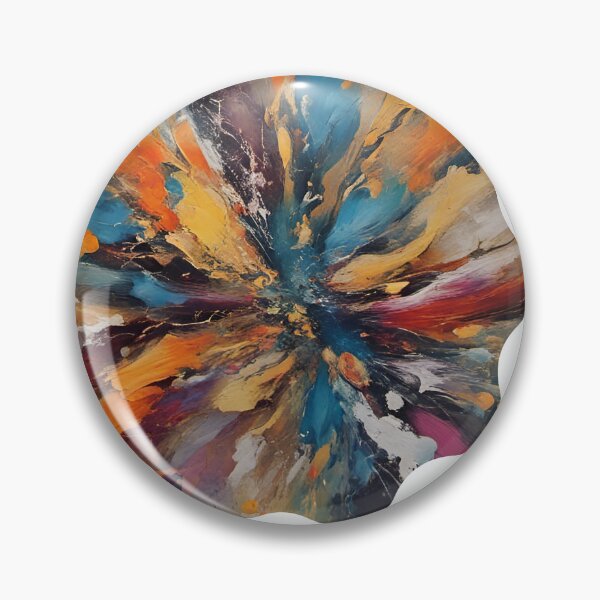 Item preview, Abstract artpiece star, splashart, colourful brown paints graffiti designed and sold by Coolparrotgirl.